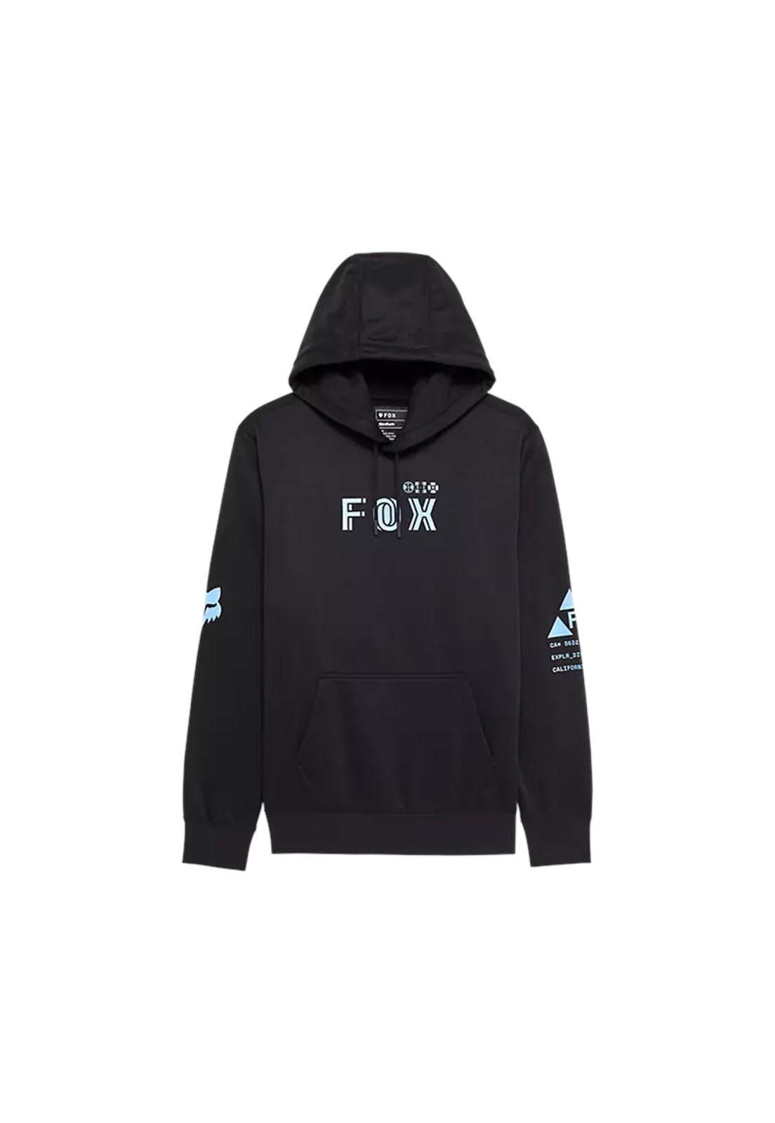 Poleron Lifestyle Glyph Negro Fox-0