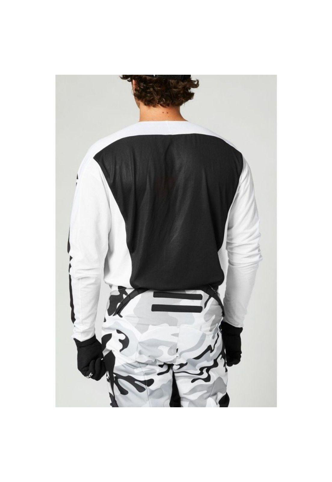 Polera Moto Black Label GI Fro Blanco Camo Shift-3