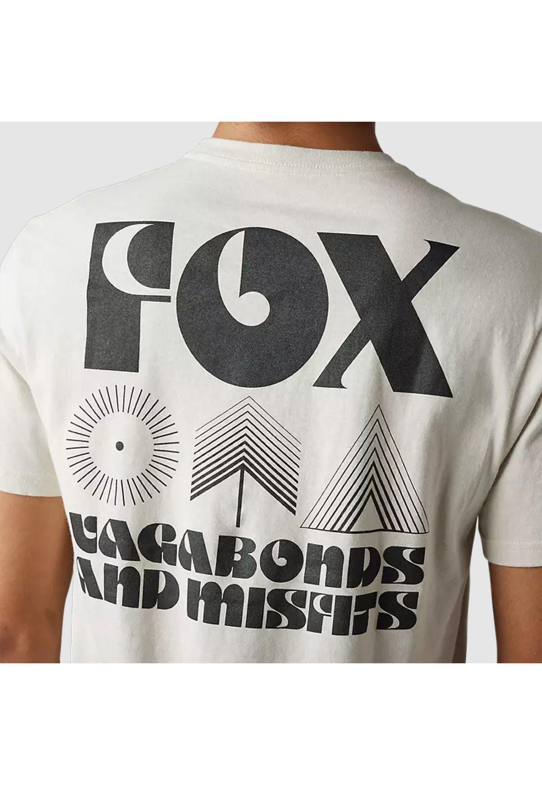 Polera Lifestyle Rockwilder Blanco Fox-2