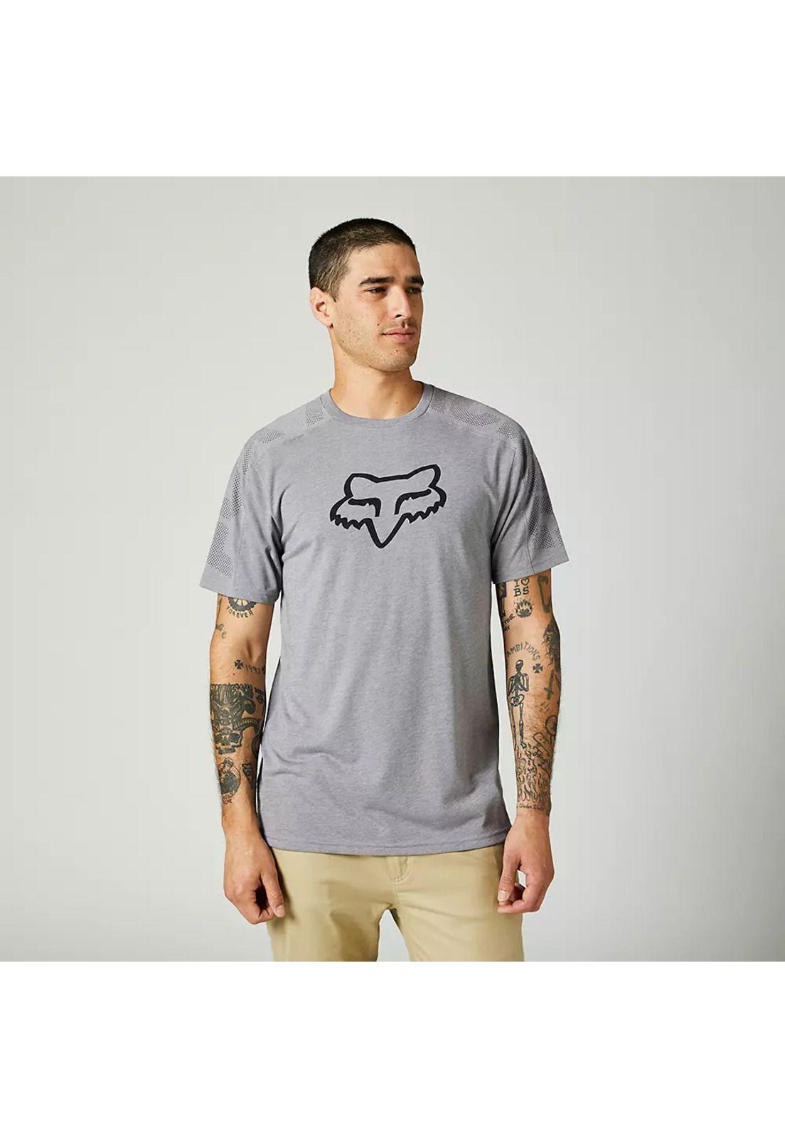 Polera Lifestyle Dvide Gris Fox-1