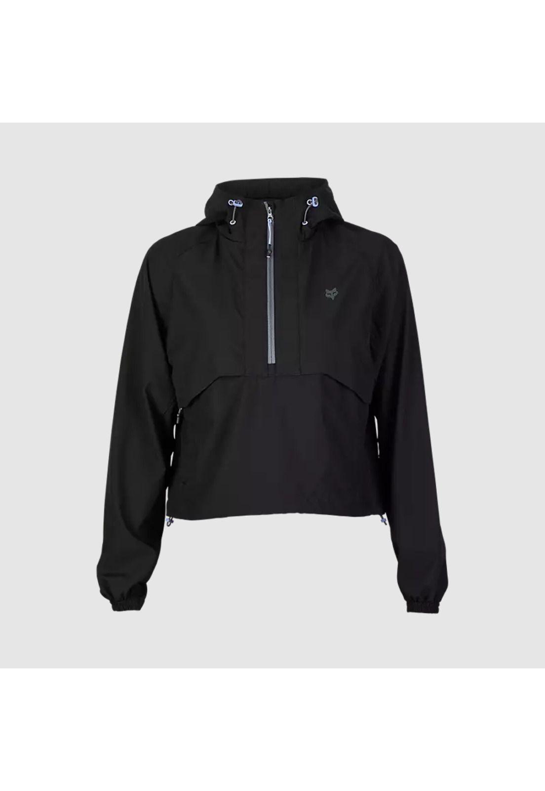 Chaqueta Lifestyle Cortavientos Mujer Survivalist Negro Fox-0