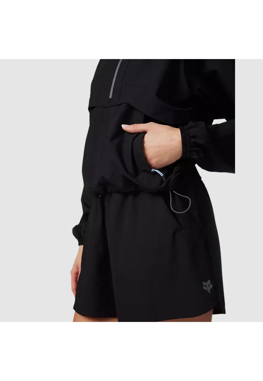 Chaqueta Lifestyle Cortavientos Mujer Survivalist Negro Fox-4
