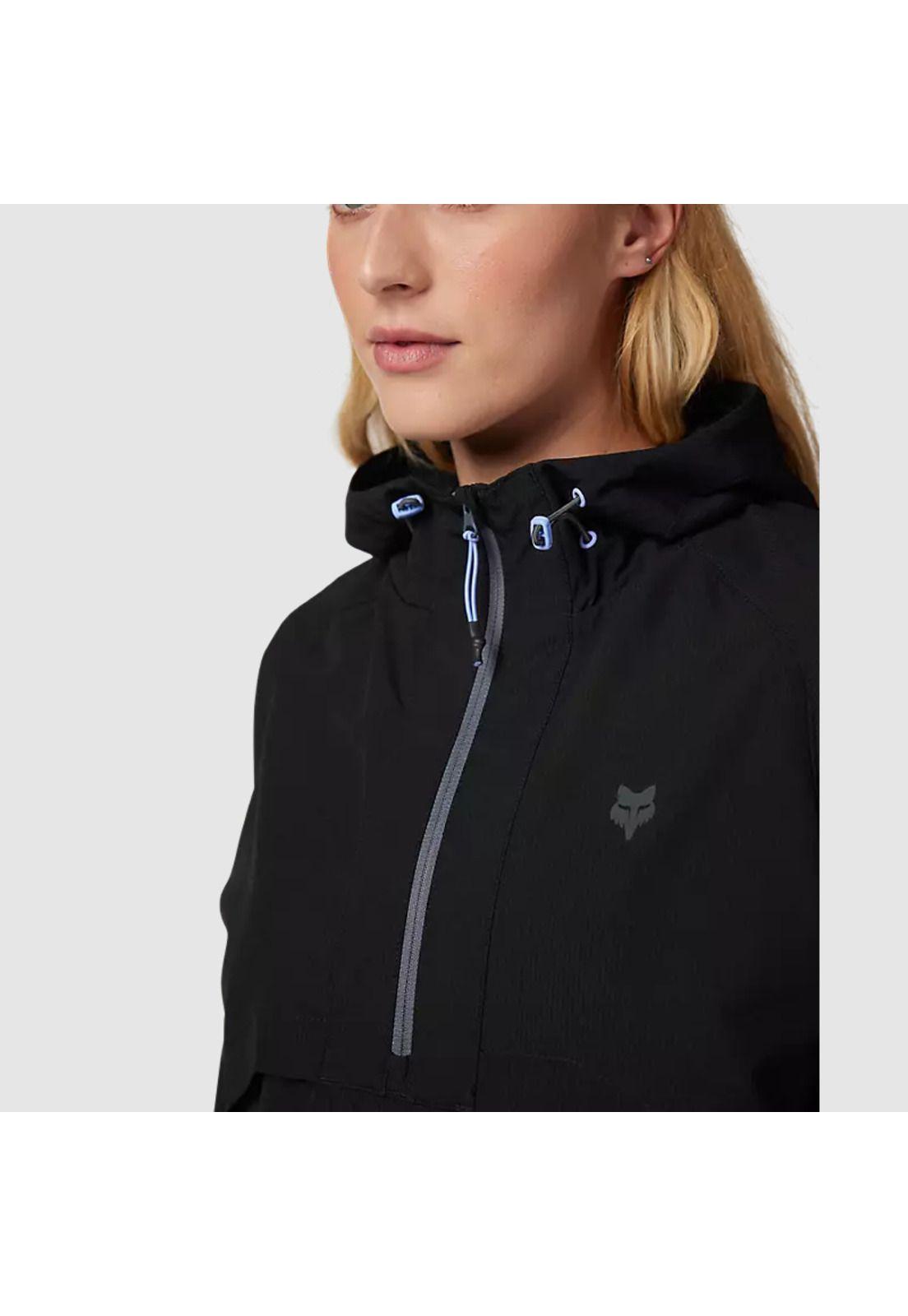 Chaqueta Lifestyle Cortavientos Mujer Survivalist Negro Fox-5
