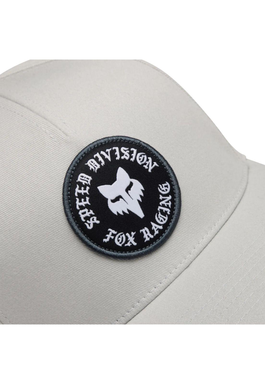 Gorro Jockey Lifestyle Badge Flexfit Gris Claro Fox-2