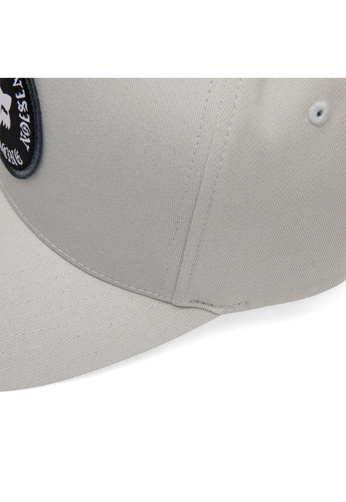 Gorro Jockey Lifestyle Badge Flexfit Gris Claro Fox-3