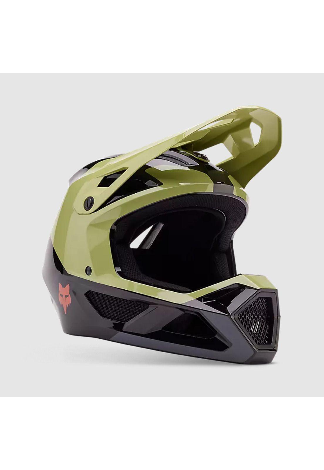 Casco Bicicleta New Rampage Barge Verde Oliva Fox-0