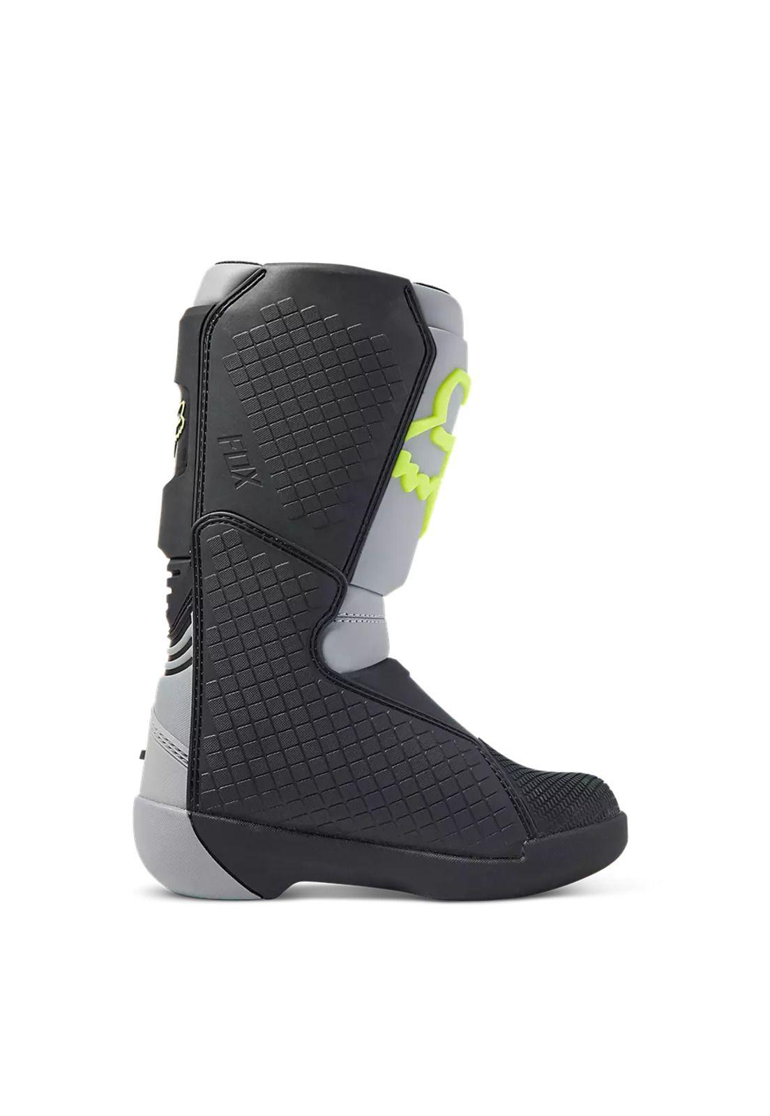 Botas Moto Niño Comp Gris Fox-2