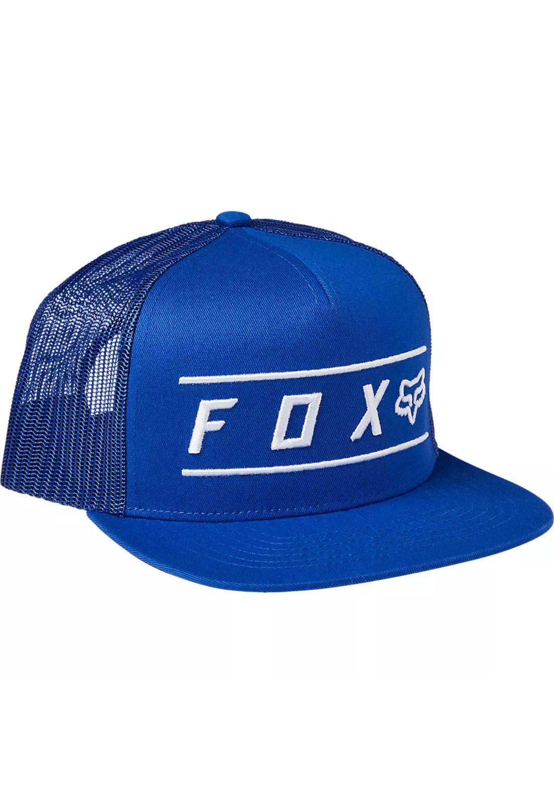 Gorro Jockey Lifestyle Pinnacle Mesh Snapback Azul Fox-0
