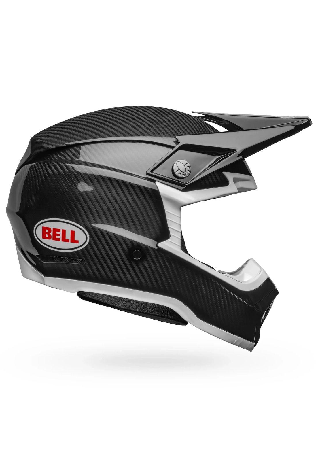 Casco Moto Moto-10 Spherical Solid Negro/Blanco Bell-0