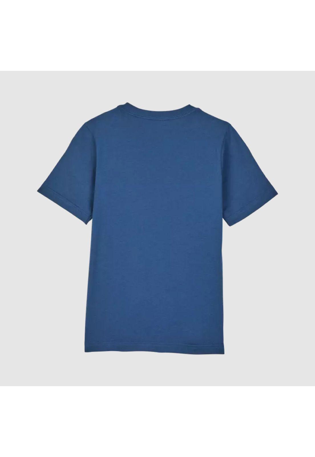 Polera Lifestyle Niño Legacy Azul/Blanco Fox-1