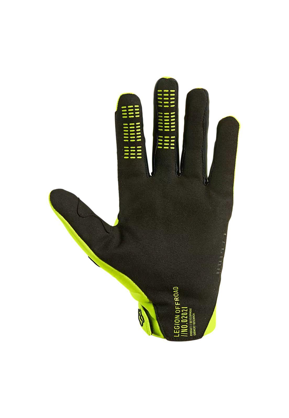 Guantes Moto Defend Thermo Offroad CE Amarillo Fox-1