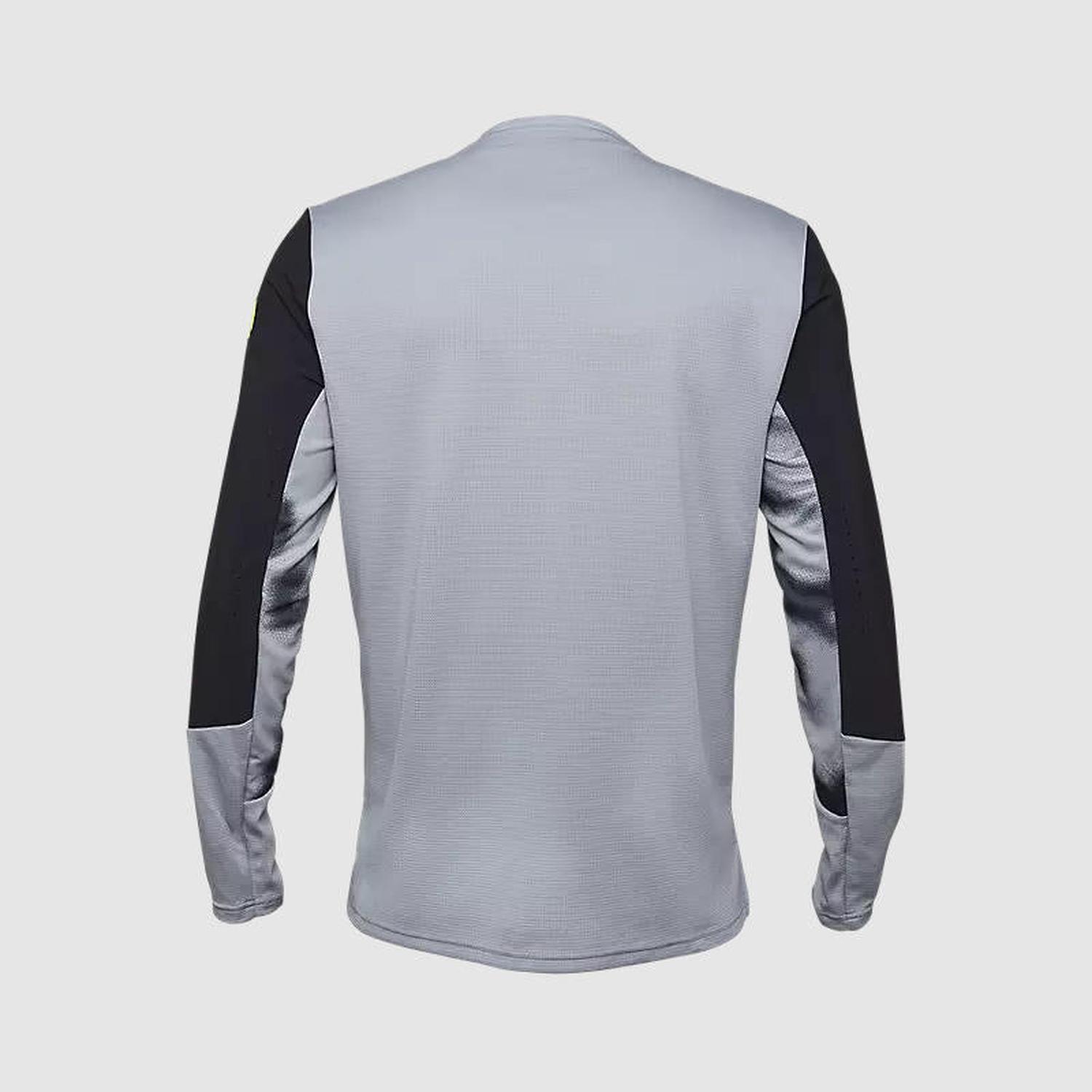 Polera Bicicleta Defend Taunt Manga Larga Gris Fox-2