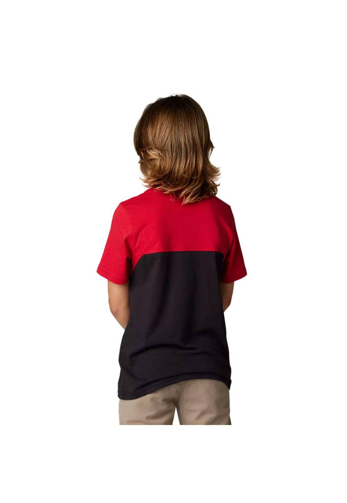 Polera Lifestyle Niño Ryaktr Rojo Fox-2
