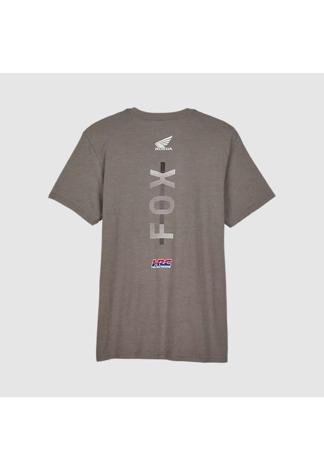 Polera Lifestyle Fox x Honda II Gris Fox-1