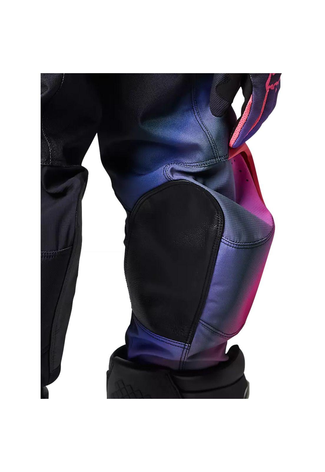 Pantalon Moto Niña 180 Toxsyk Negro/Rosado Fox-4