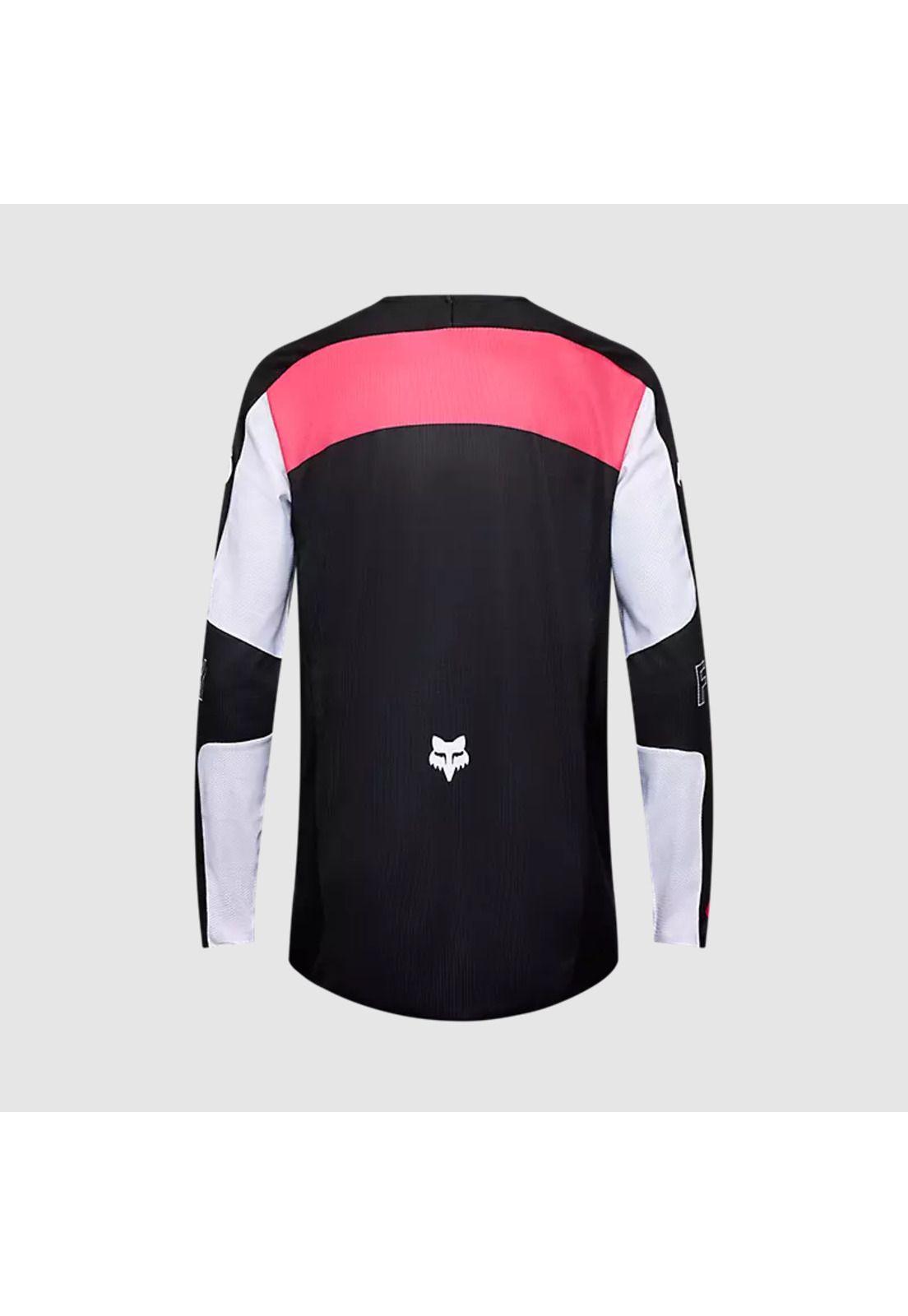 Polera Moto 180 Digi Image Negro Fox-1