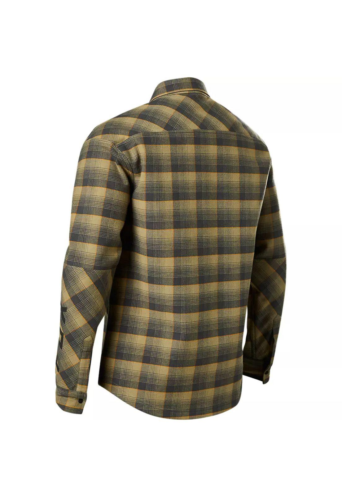 Camisa Moto Defend Drive Windbloc® Café Fox-2