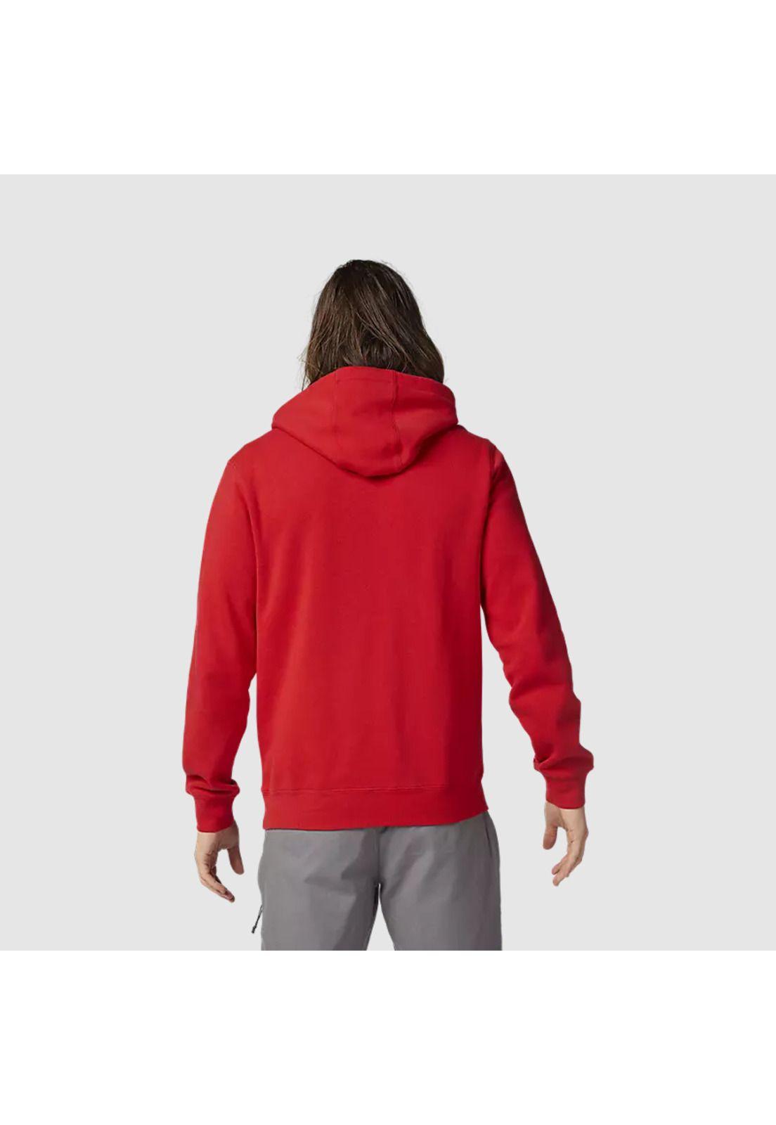 Poleron Lifestyle Canguro Fox x Honda Rojo Fox-1