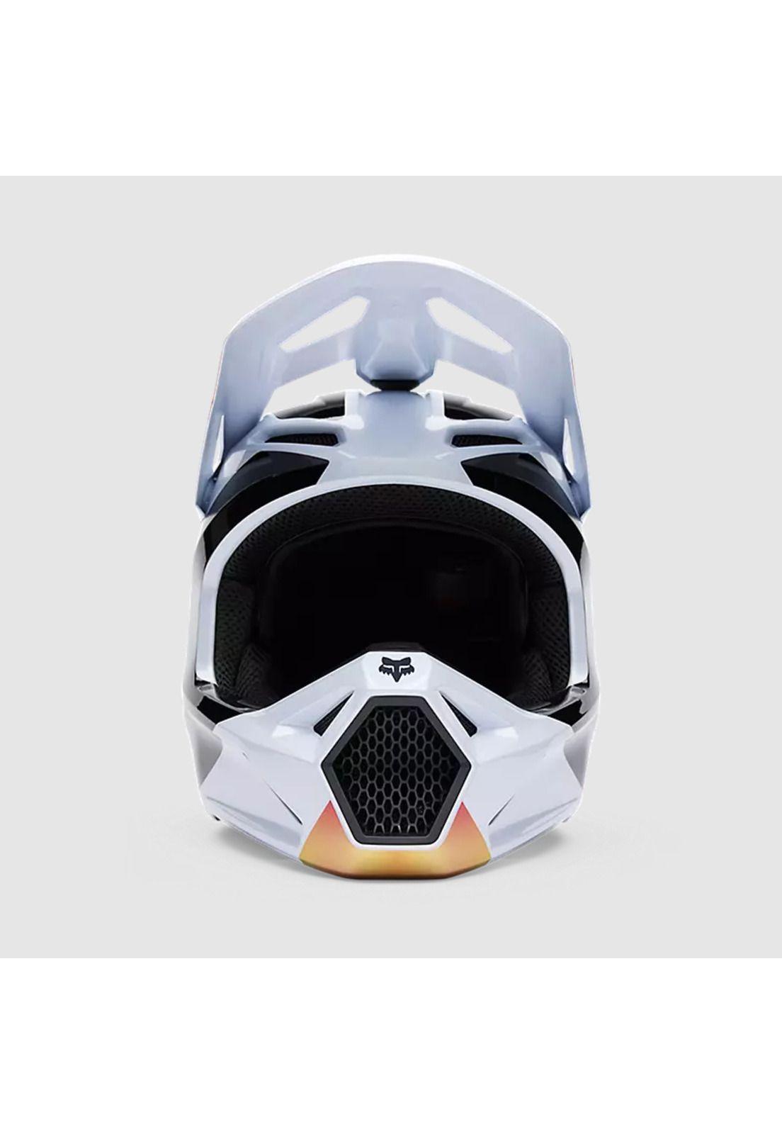 Casco Moto V1 Hello Future Blanco Fox-2
