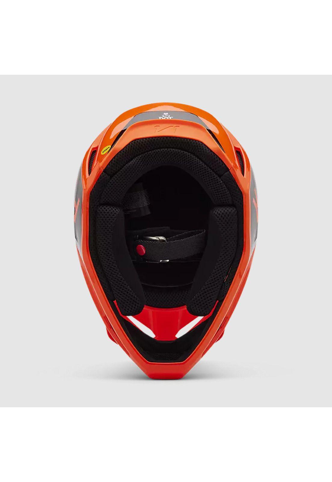 Casco Moto V1 Lean Naranjo Fox-5