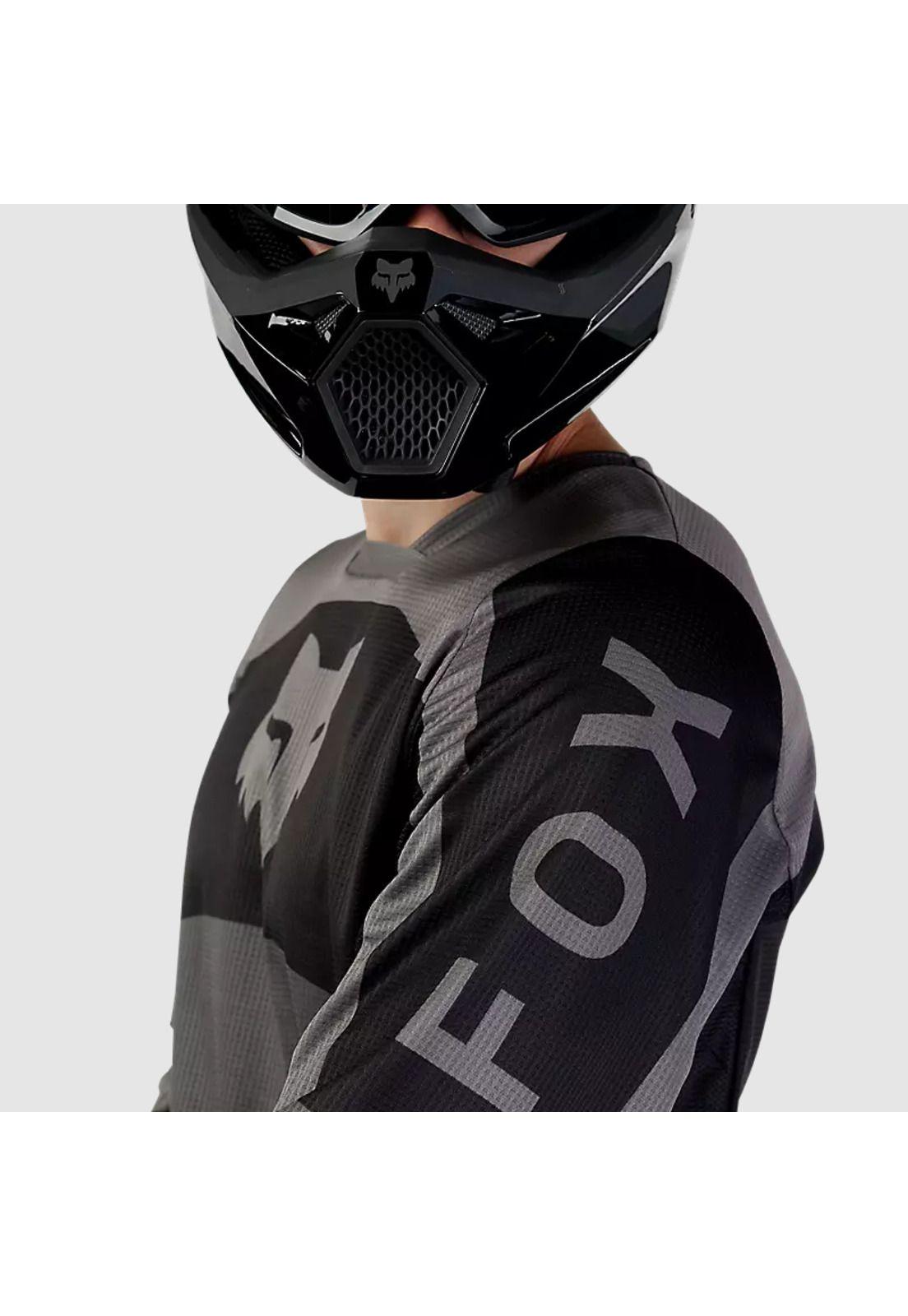 Polera Moto 180 Nitro Cafe Oscuro Fox-5