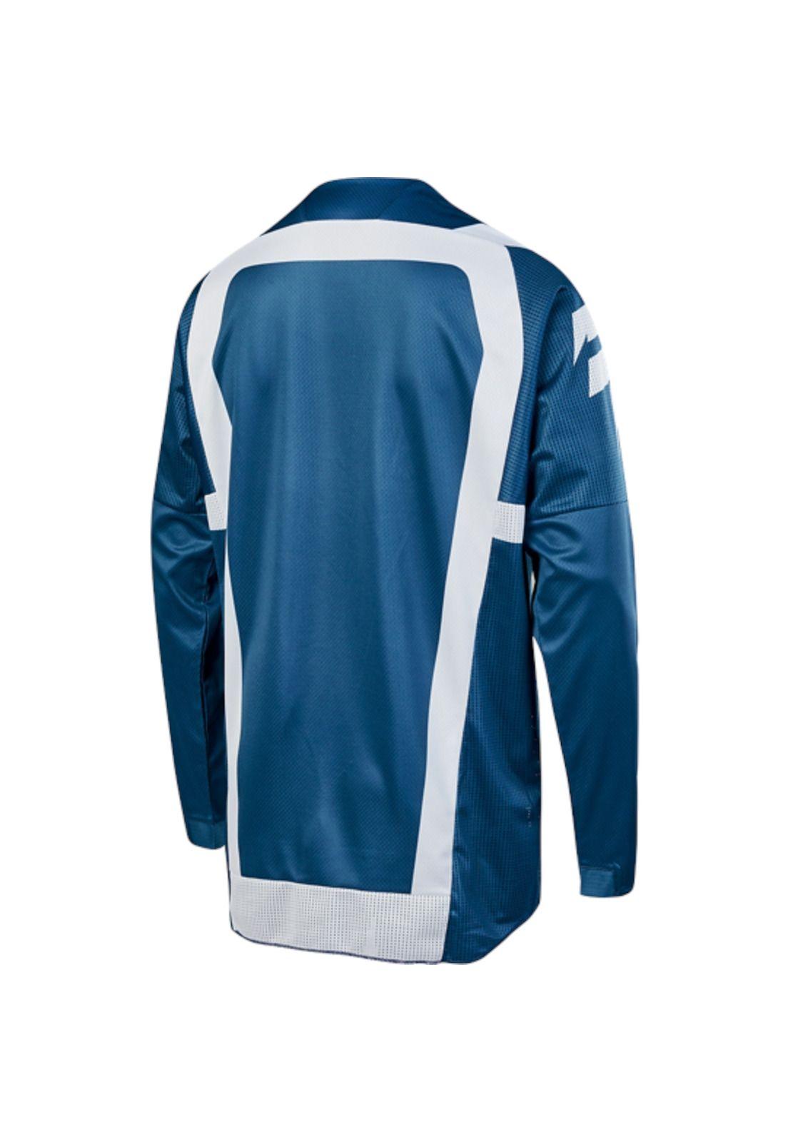 Polera Moto Black Strike Azul Shift-1