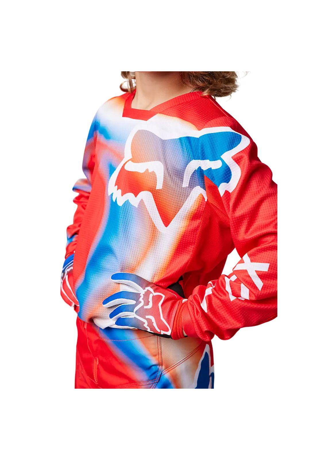 Polera Moto Niño 180 Toxsyk Rojo Fox-5