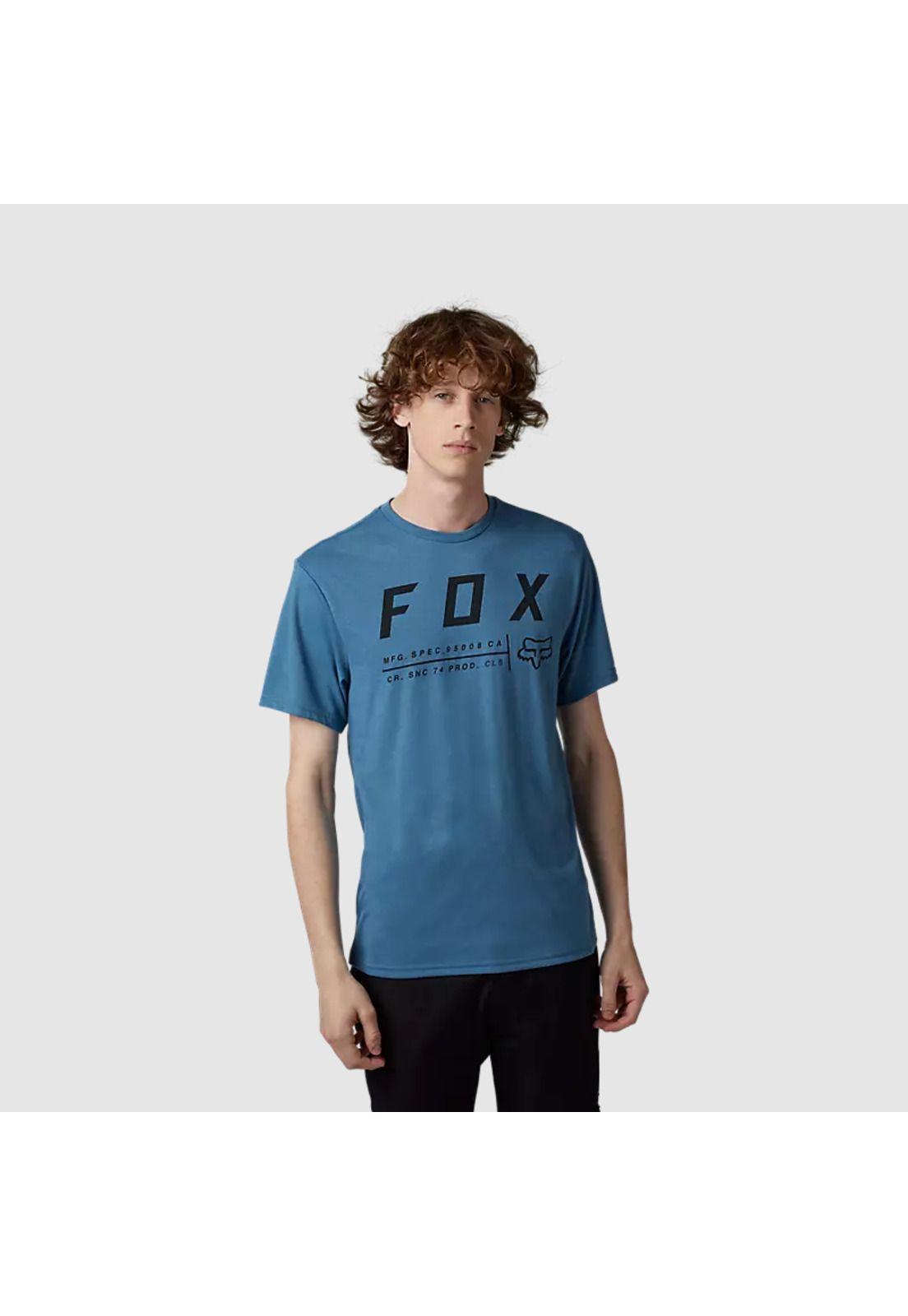 Polera Lifestyle Non Stop Azul Fox-0