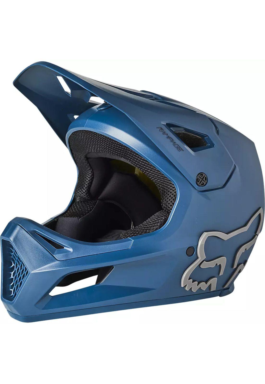 Casco Bicicleta Niño Rampage Azul Fox-1