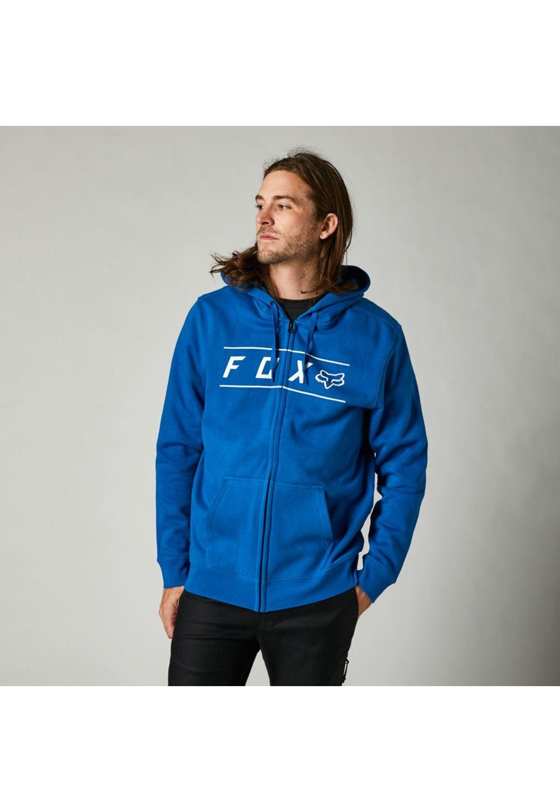 Poleron Lifestyle Pinnacle Zip Azul Fox-2