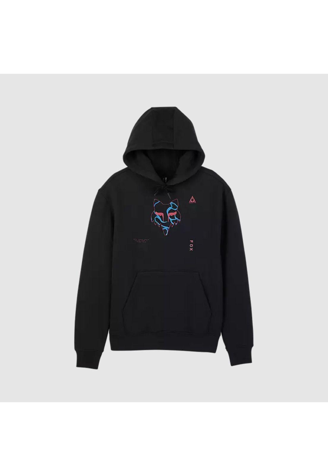 Poleron Lifestyle Mujer Withered Negro Fox-0