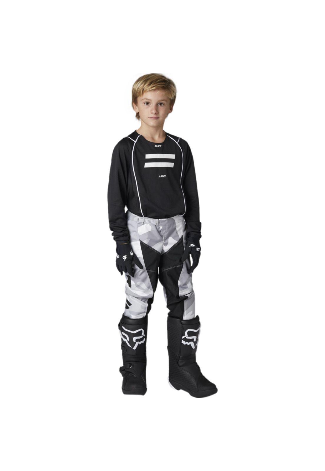 Polera Moto Niño Whit3 Label GI Fro Negro Shift-2