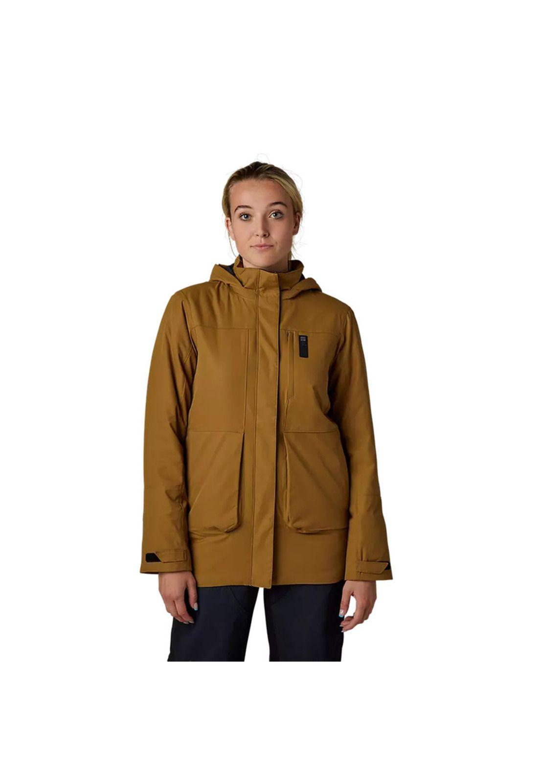 Chaqueta Parka Lifestyle Mujer Polarizing Cafe Fox-0
