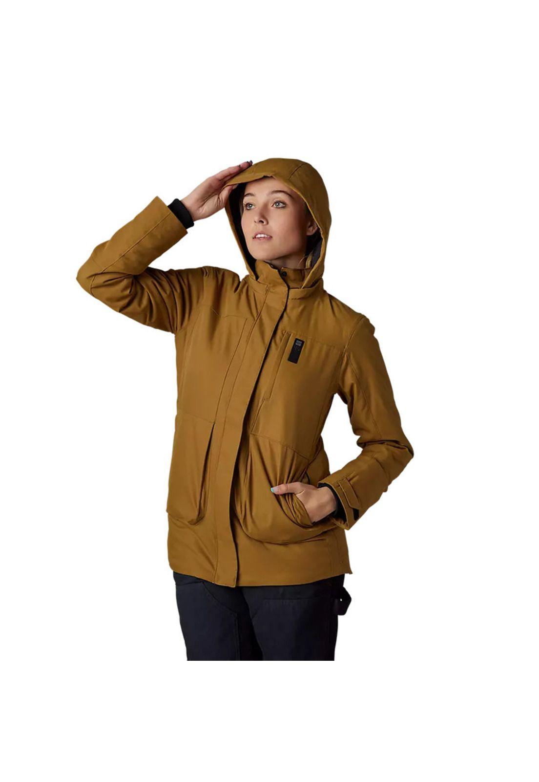 Chaqueta Parka Lifestyle Mujer Polarizing Cafe Fox-1