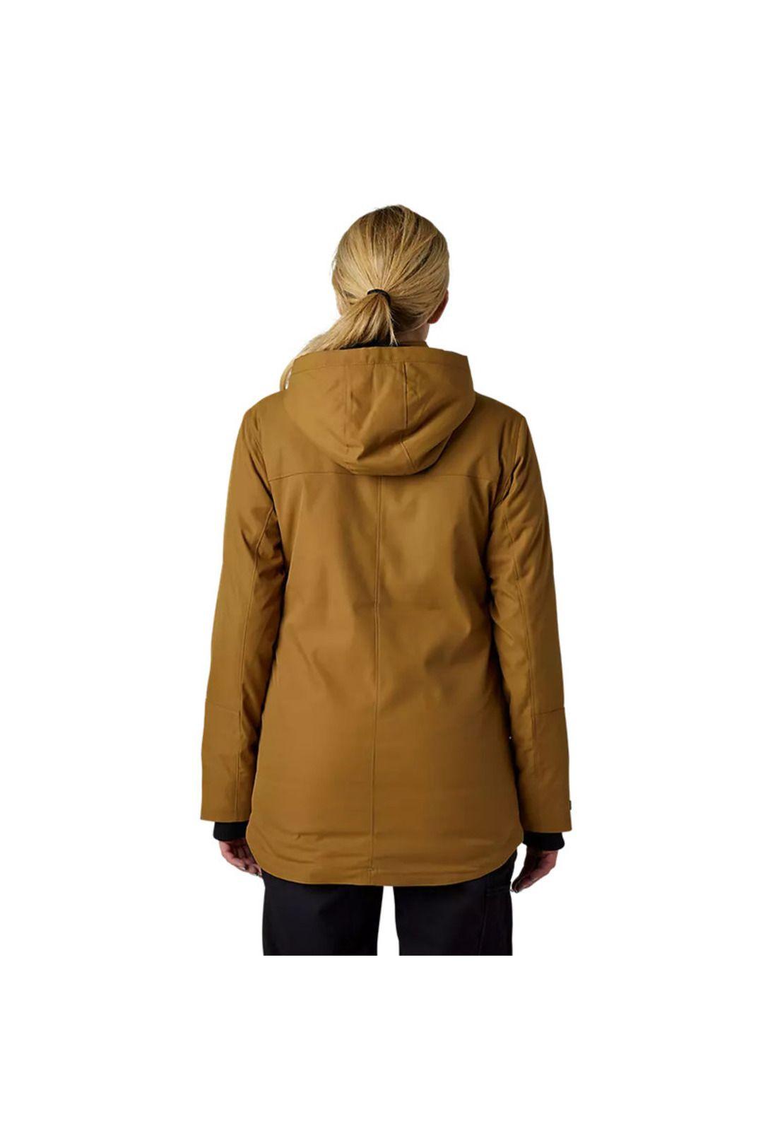Chaqueta Parka Lifestyle Mujer Polarizing Cafe Fox-2