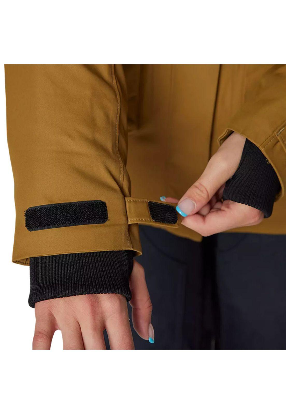 Chaqueta Parka Lifestyle Mujer Polarizing Cafe Fox-3