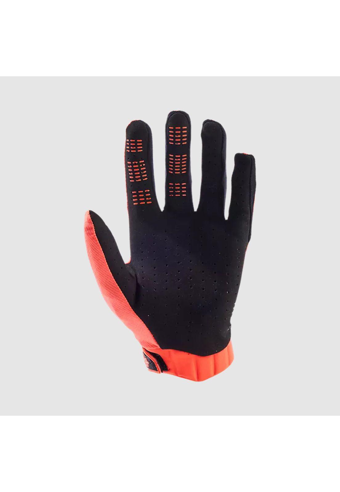 Guantes Moto Flexair Naranjo Fluor Fox-1
