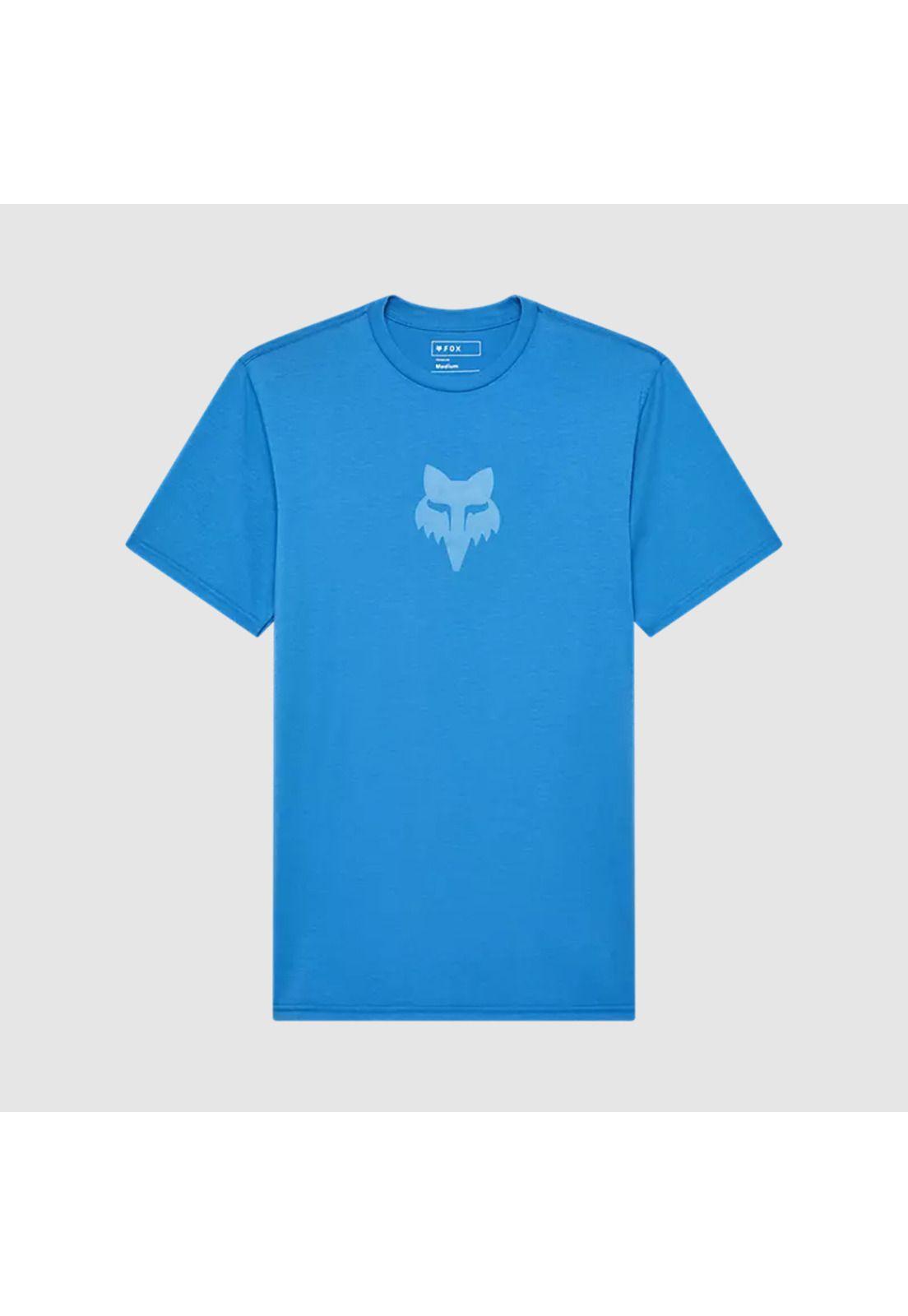 Polera Lifestyle Premium Head Azul Fox-0
