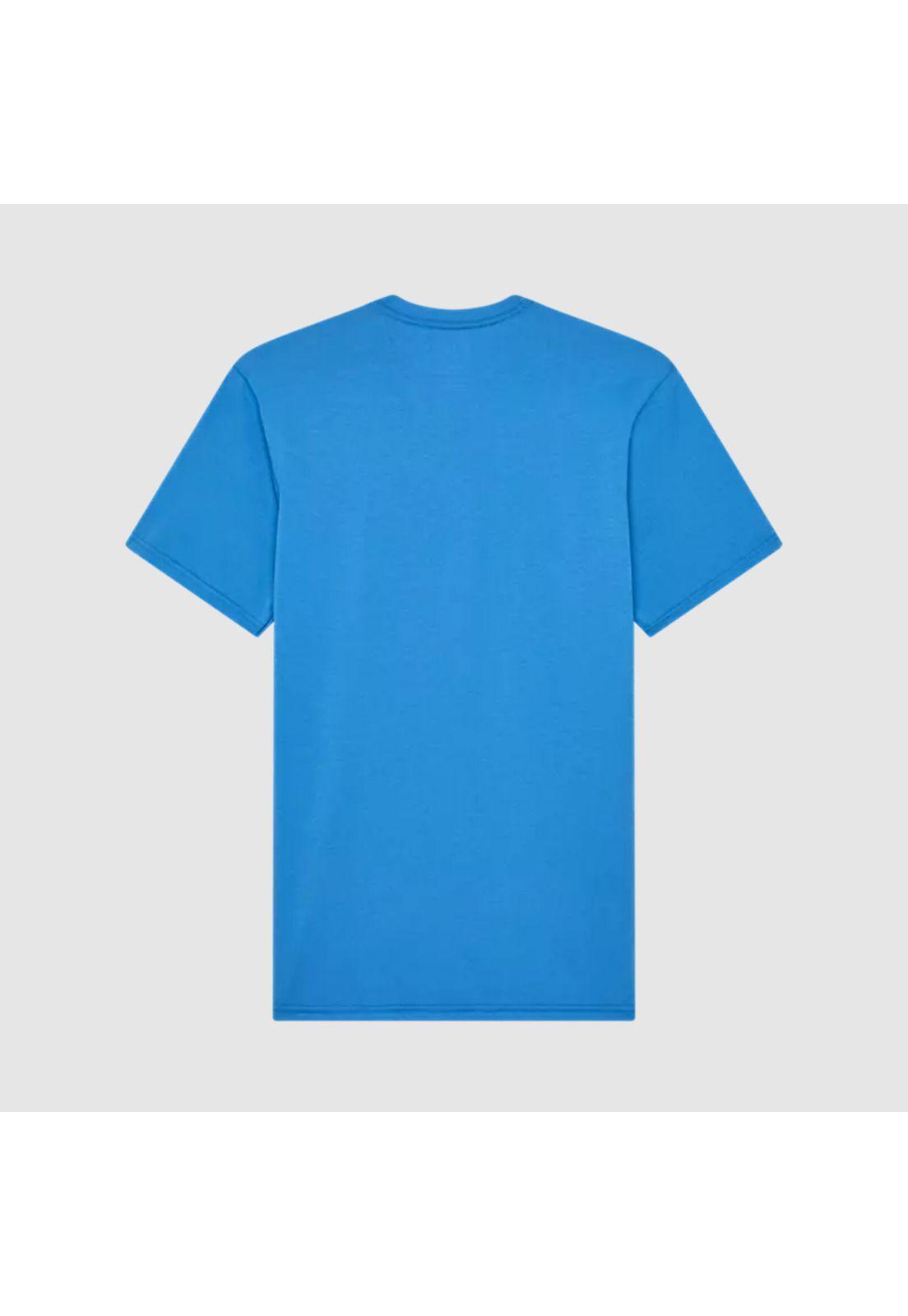 Polera Lifestyle Premium Head Azul Fox-2