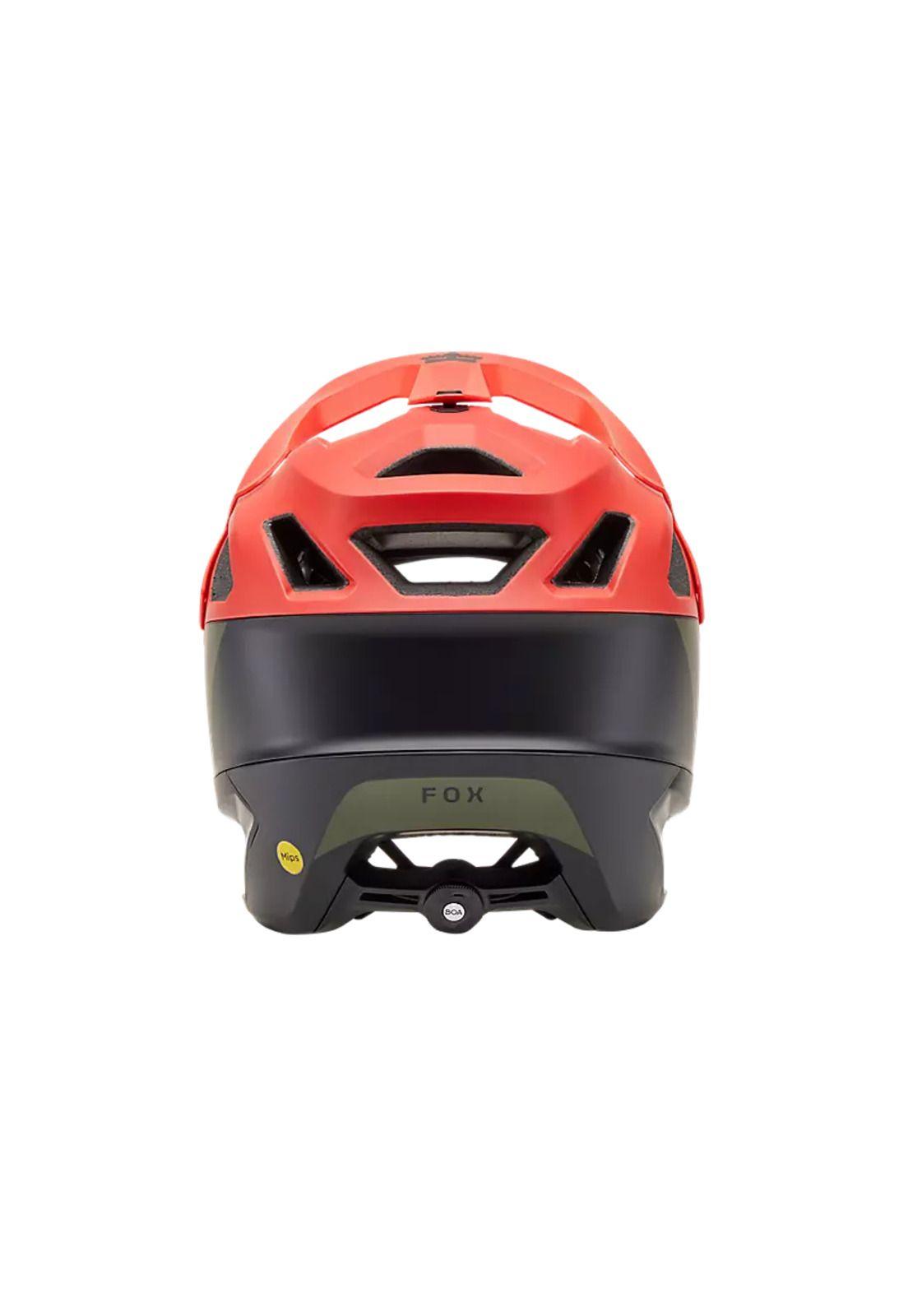Casco Bicicleta New Dropframe Pro Naranjo Fox-4