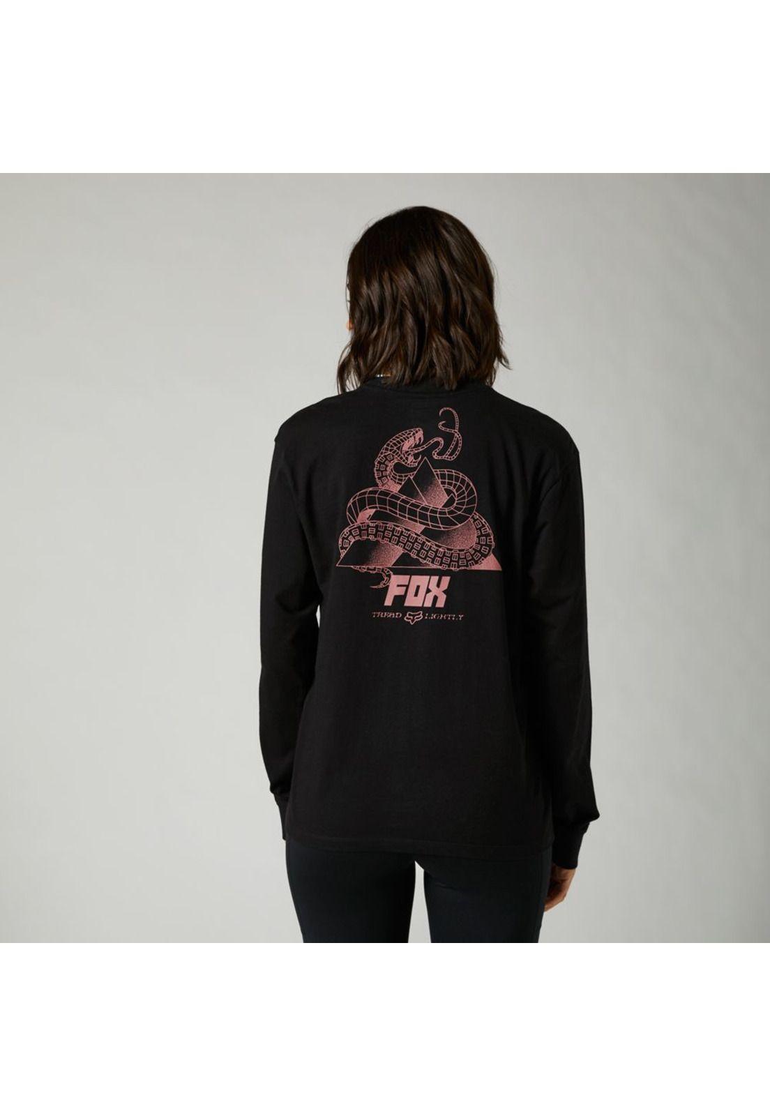 Polera Lifestyle Mujer Tread Lightly Negro Fox-1