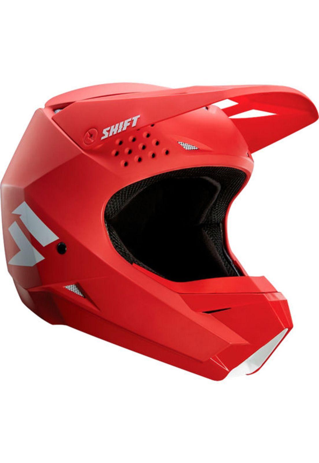 Casco Moto Niño White Label Rojo Shift-0