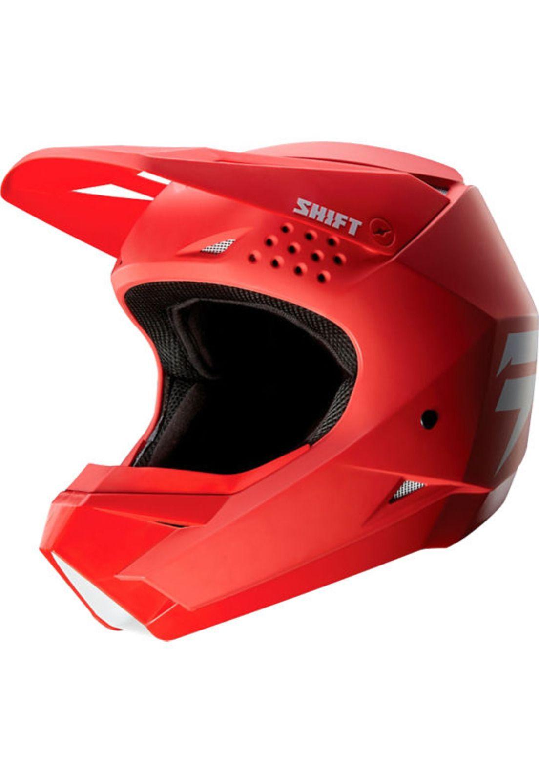 Casco Moto Niño White Label Rojo Shift-1