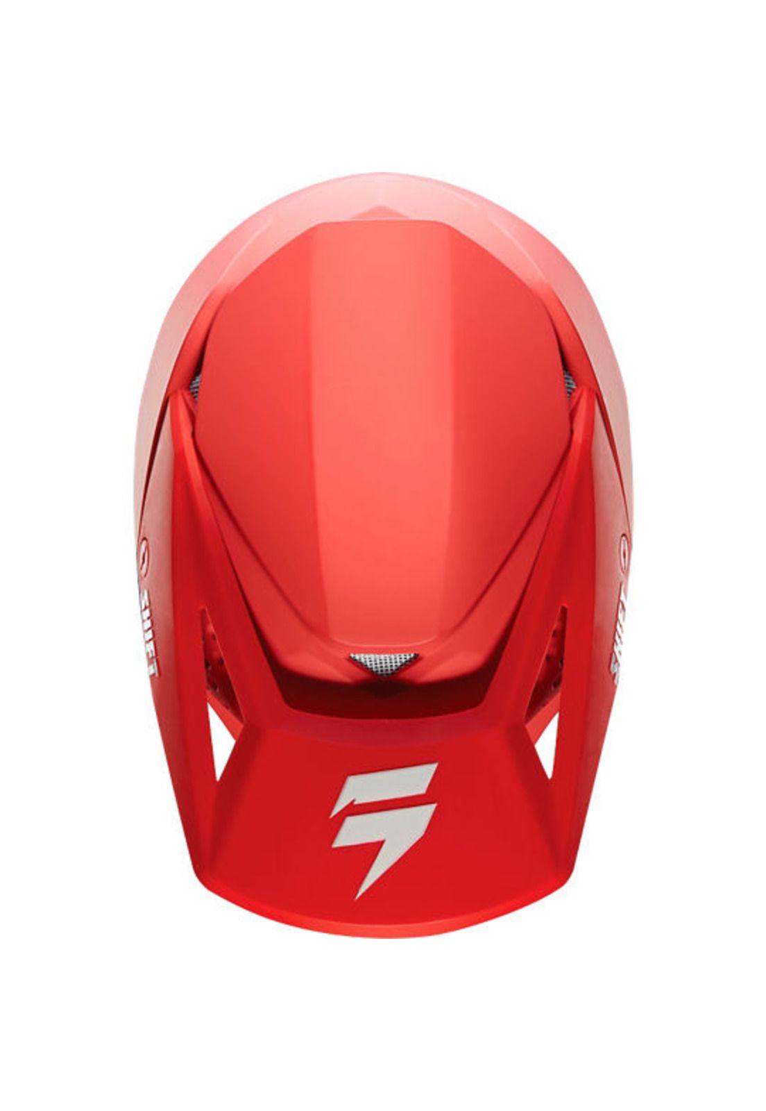 Casco Moto Niño White Label Rojo Shift-4