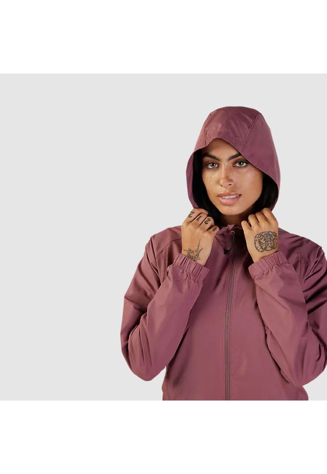 Chaqueta Lifestyle Mujer Cortavientos Fox Head Morado Fox -5