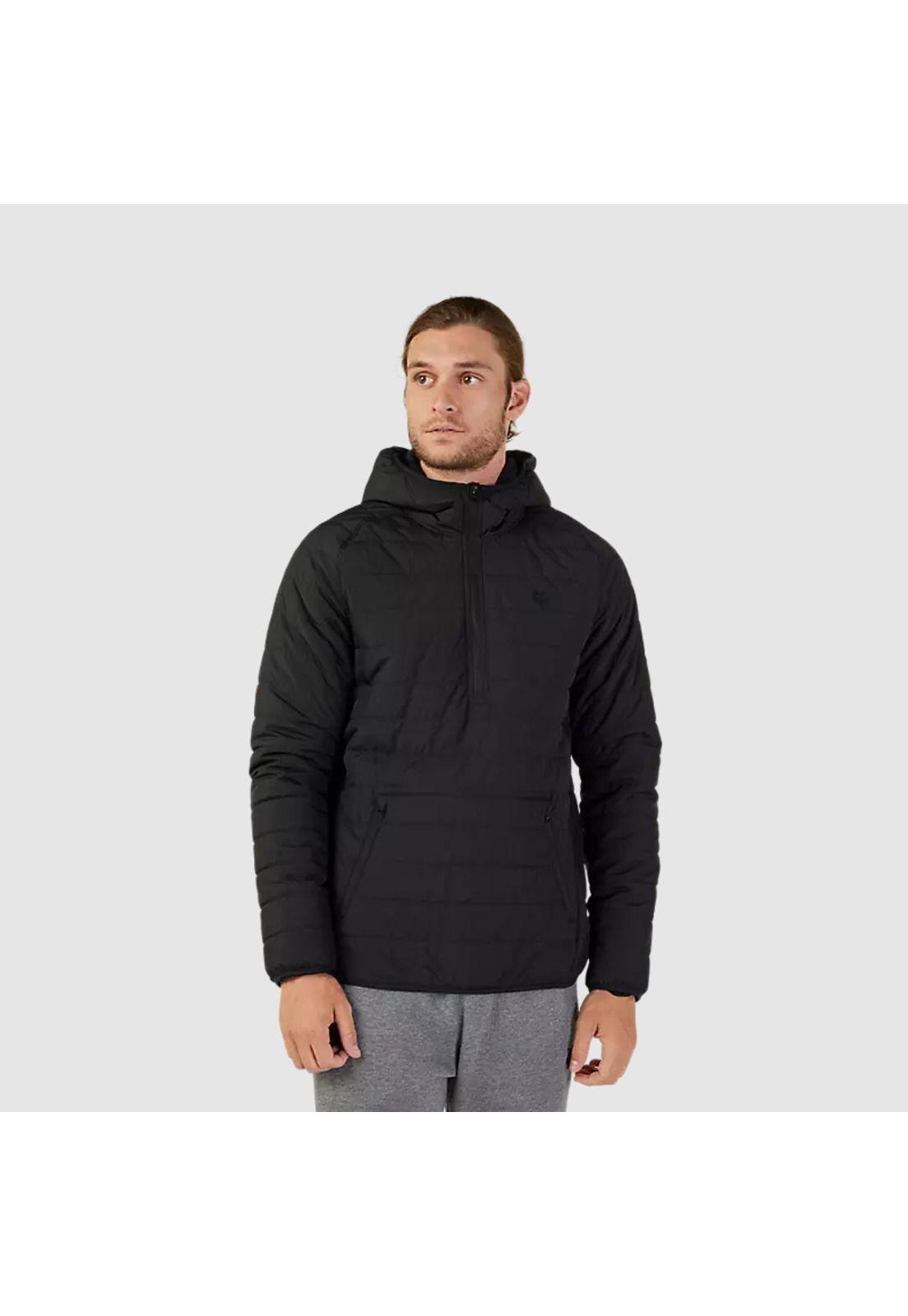 Chaqueta Lifestyle Anorak Howell Hooded Puffy Negro Fox-1