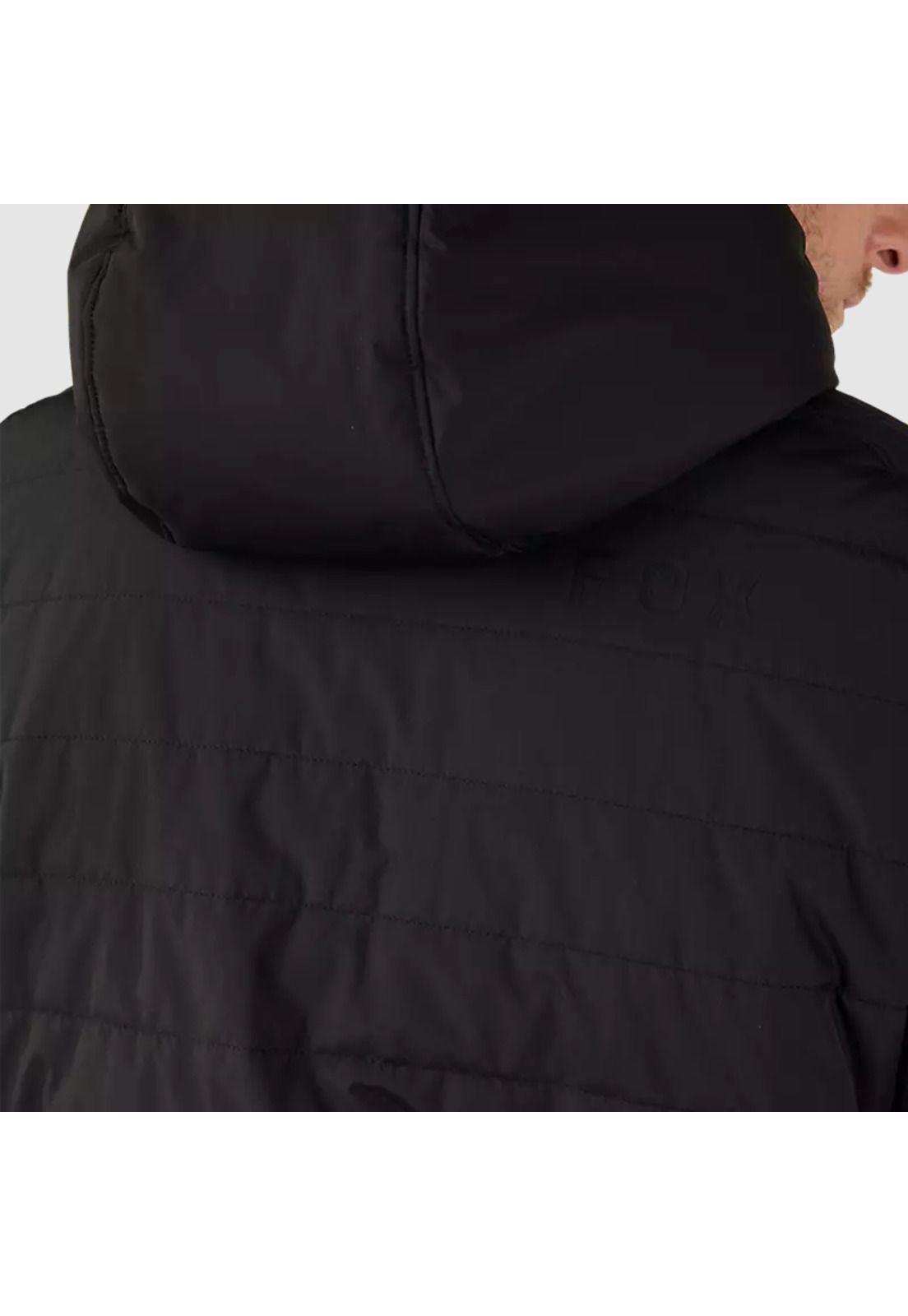 Chaqueta Lifestyle Anorak Howell Hooded Puffy Negro Fox-5
