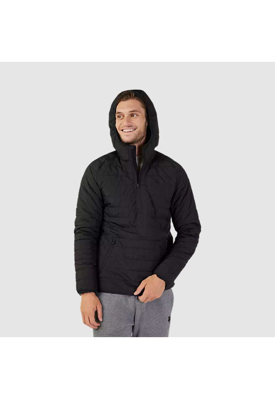 Chaqueta Lifestyle Anorak Howell Hooded Puffy Negro Fox-6