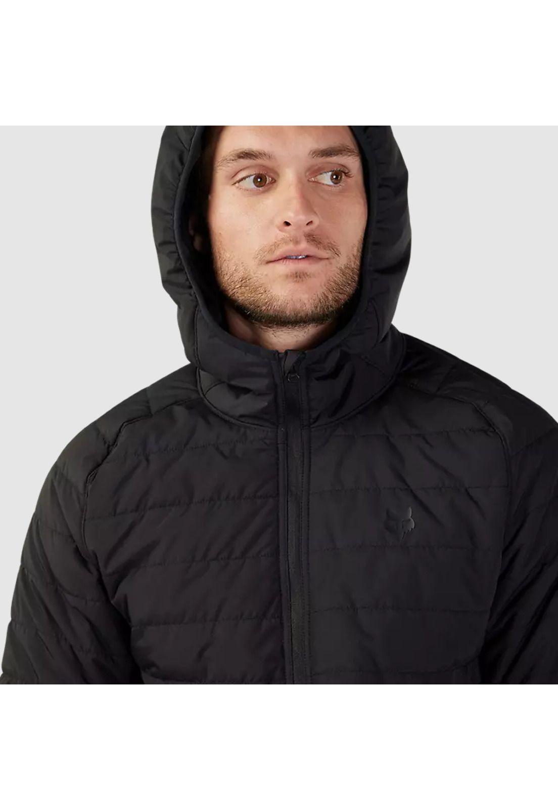 Chaqueta Lifestyle Anorak Howell Hooded Puffy Negro Fox-7