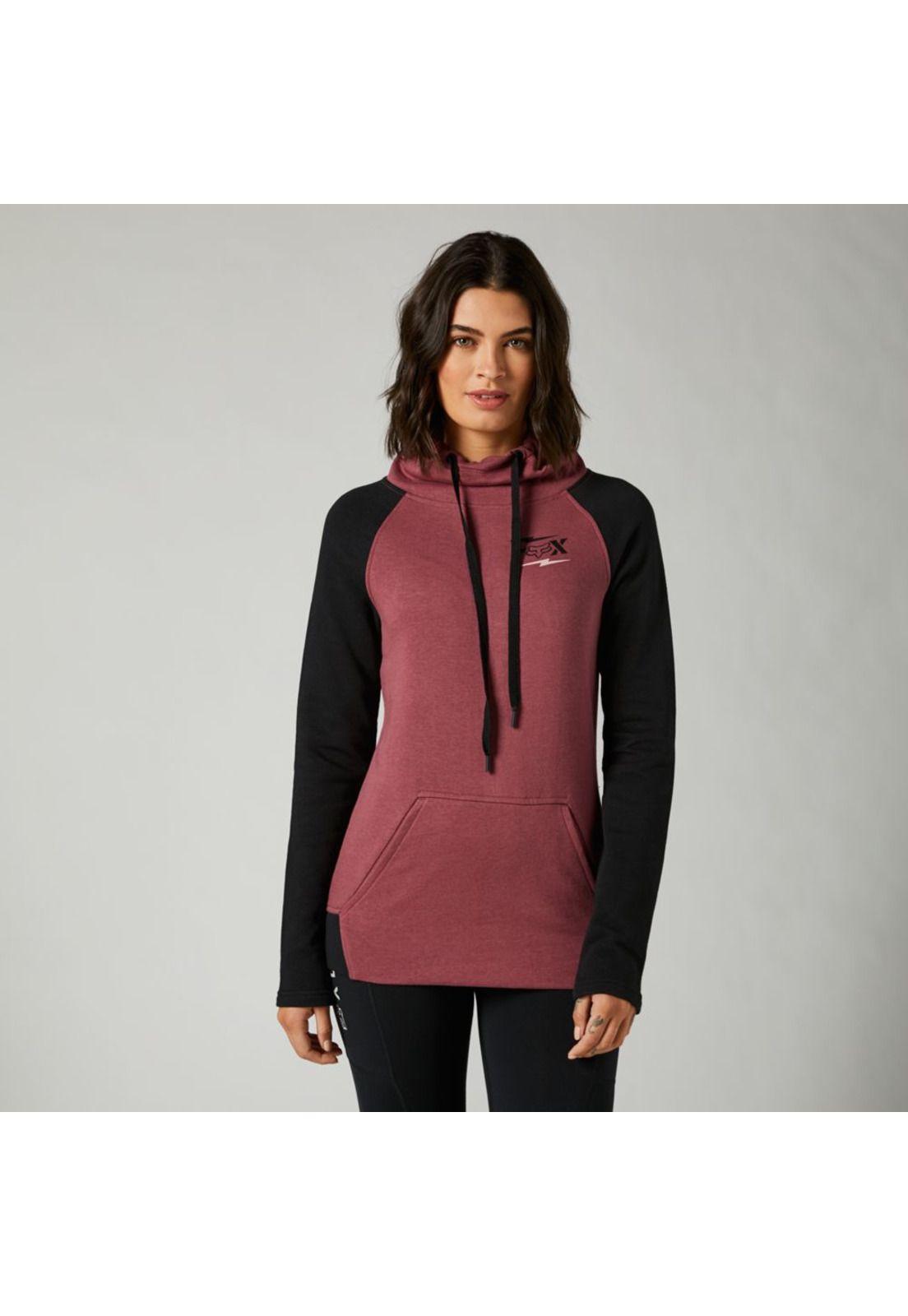 Poleron Lifestyle Mujer Clean Up Morado Fox-0